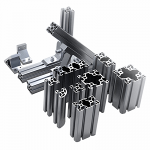 Profilés d'extrusion d'aluminium Cadre en aluminium de haute qualité à fente 40X80 V