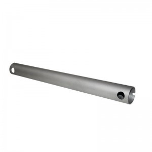 Customized Silver CNC 6063 T5 Hollowllarge Diameter Aluminum Pipe Round CNC Machining Drill Hole Tube para sa Cylinder