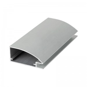 Perfil de aluminio deslizante para gabinete Kichen para gabinete de hasta 0,5 mm
