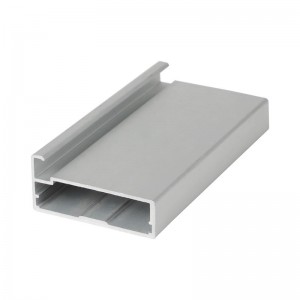 Profilé en aluminium coulissant pour armoire de cuisine jusqu'à 0,5 mm