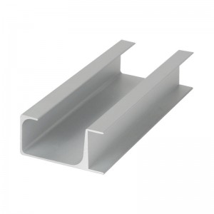 Schiebe-Küchenschrank-Aluminiumprofil für Schränke bis 0,5 mm