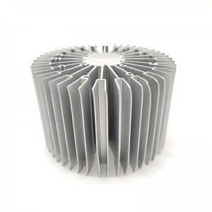 Lâmpada durável de alta qualidade perfil de girassol alumínio personalizado série de radiador LED preço de venda direto da fábrica