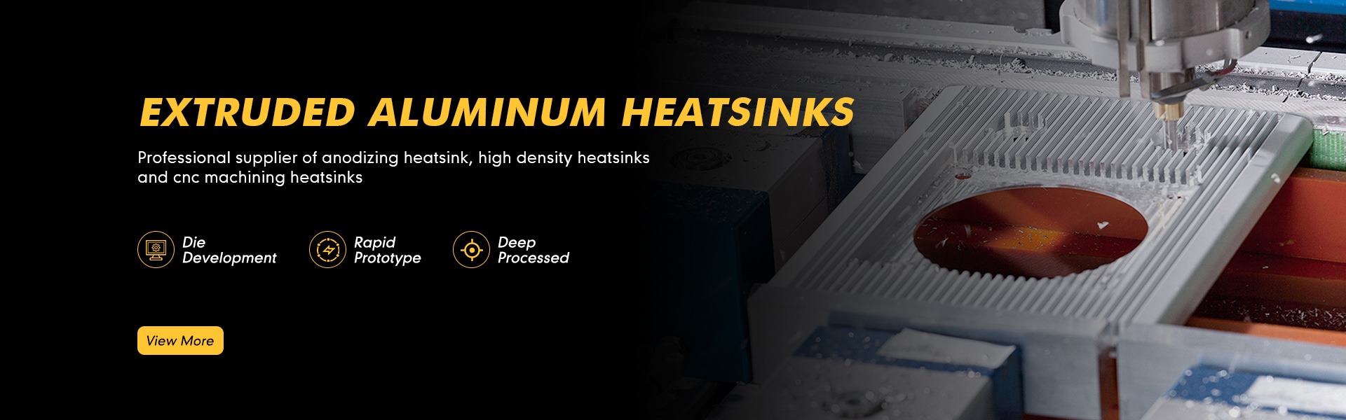Aluminium heat sink 